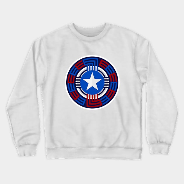 shield and star Crewneck Sweatshirt by SASTRAVILA